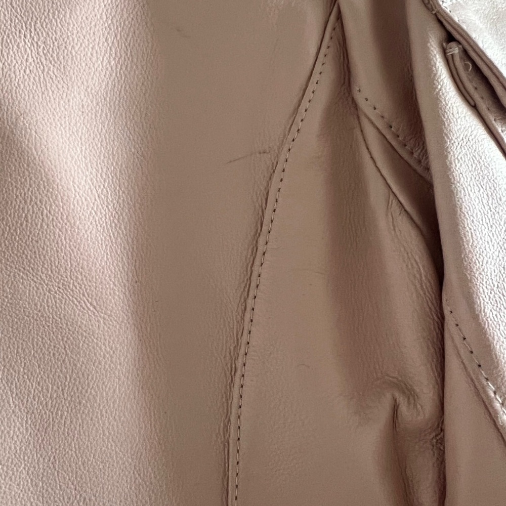 Pink Leather Jacket S - Picture 6 of 6